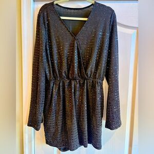 Cupshe Womens Black Shorts Romper